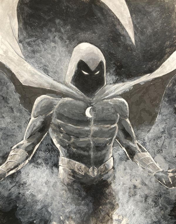 Image for Moon Knight Original Art 8.5"x11" card stock