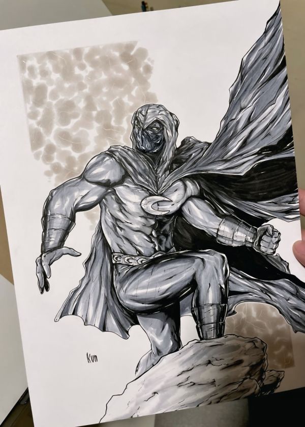 Image for Moon Knight – 9x12”