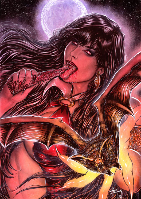 Image for Vampirella - By Denn C. Mendes