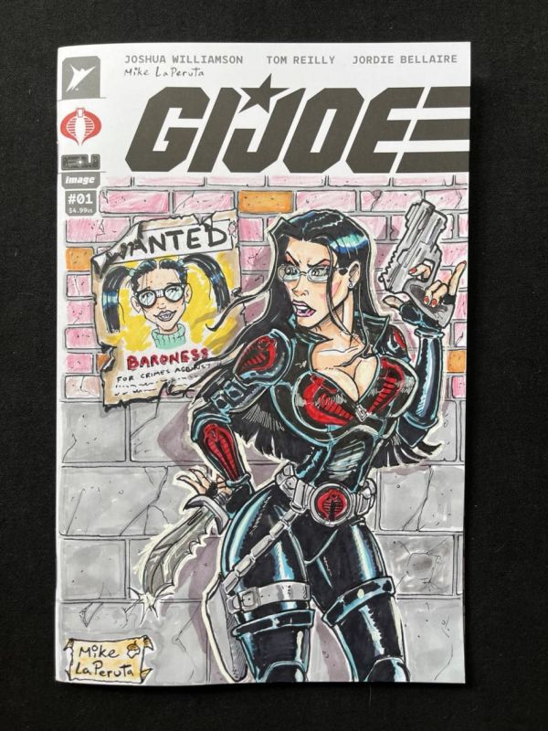 Image for GI Joe Baroness Sketch Cover by Mike LaPeruta