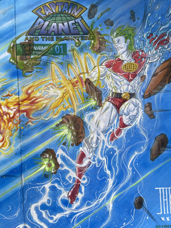 Image for Captain Planet vs Captain Pollution by JAK