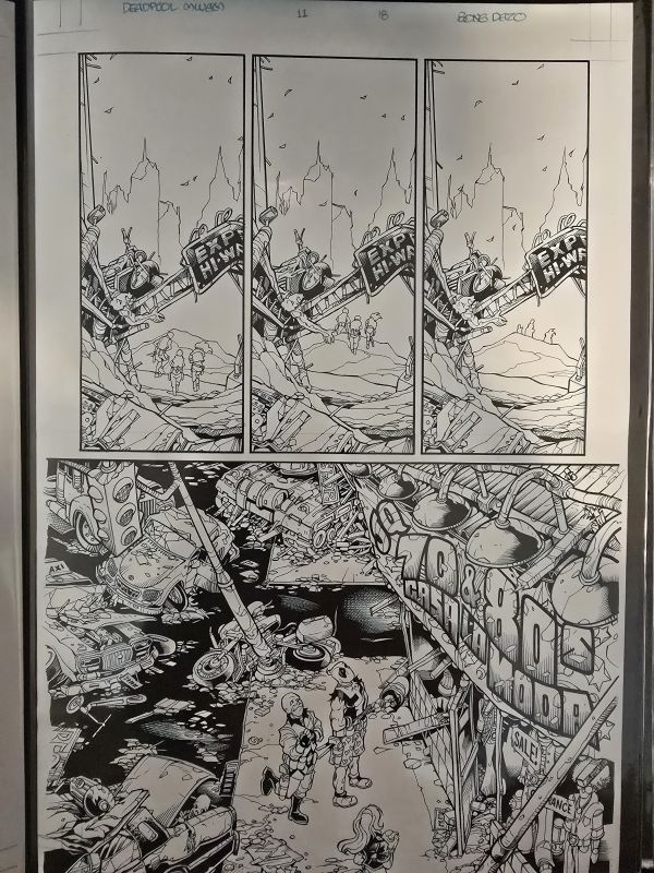 Image for Deadpool Merc With A Mouth #11 Page 18 Original Art