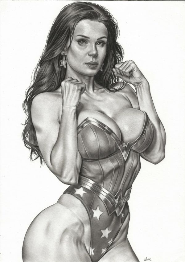 Image for Wonder Woman Pin Up 9x12