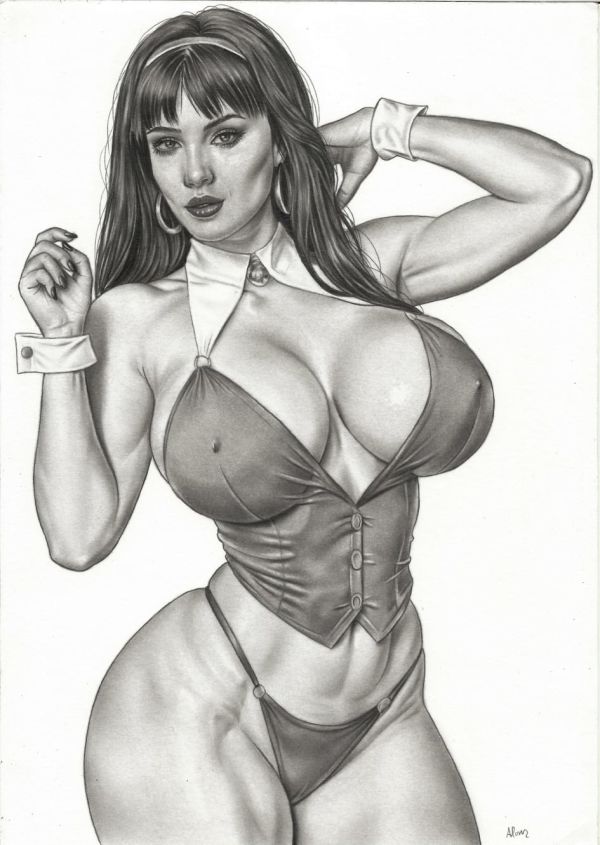 Image for Vampirella Pin-Up Illustration 9x12