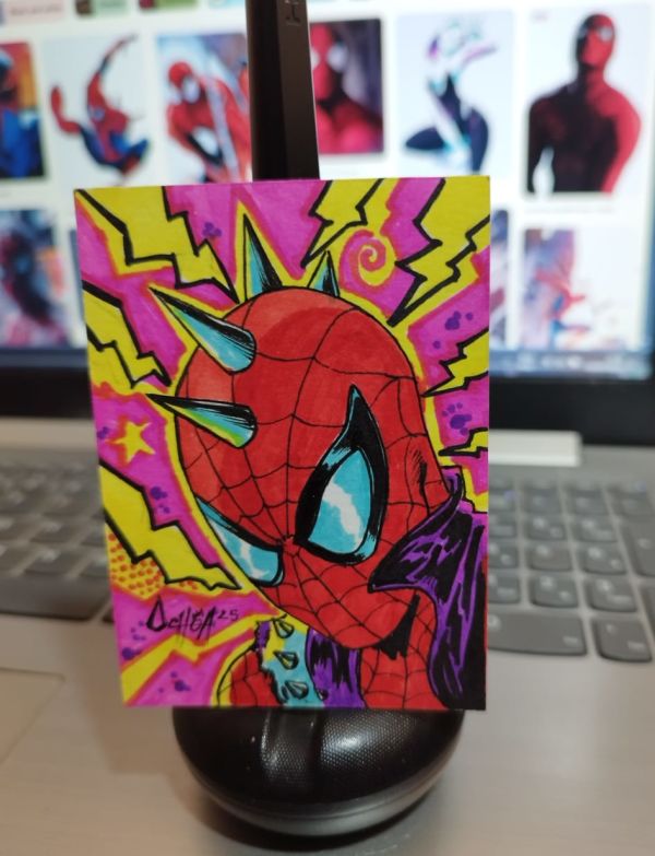 Image for Spider-Man Pop Art Sketch Card