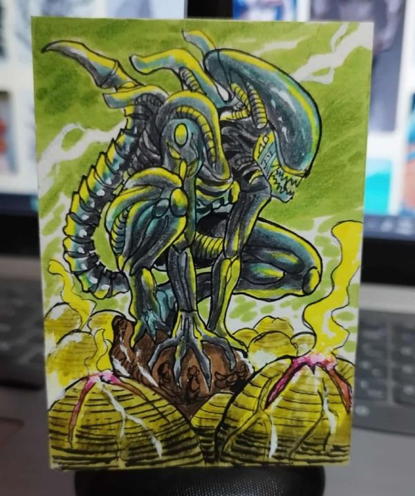 Image for Alien Creature Sketch Card