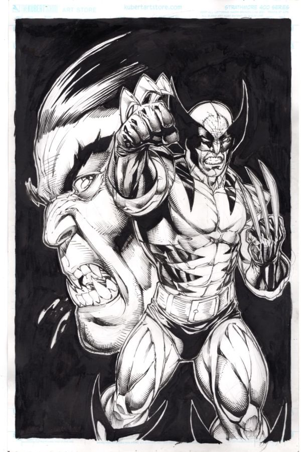 Image for Wolverine Beast X-force cover recreation 