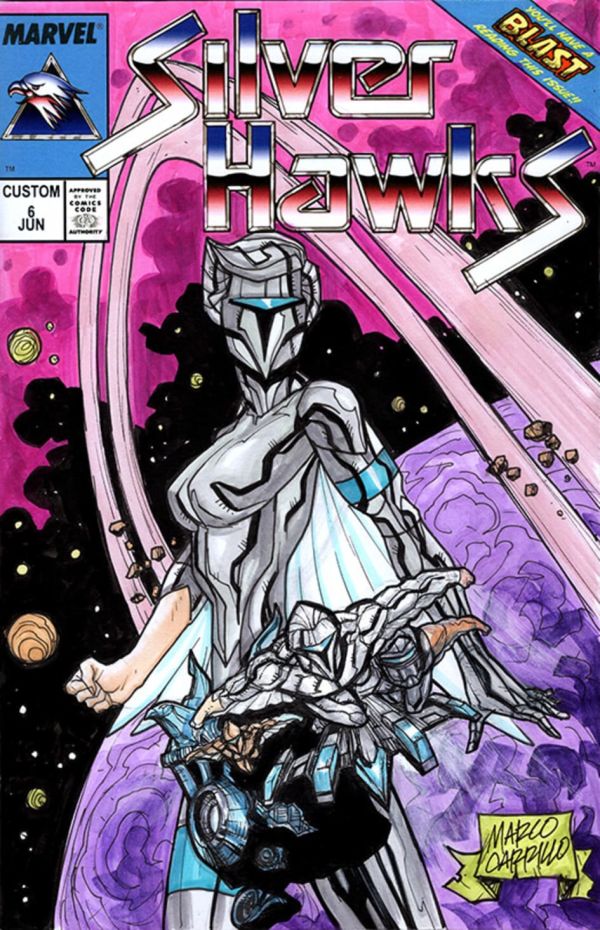 Image for Steelheart Silver Hawks custom cover illustration