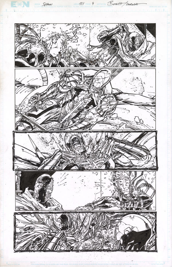 Image for SPAWN ORIGINAL ART by Brett Booth & Adelso Corona!!