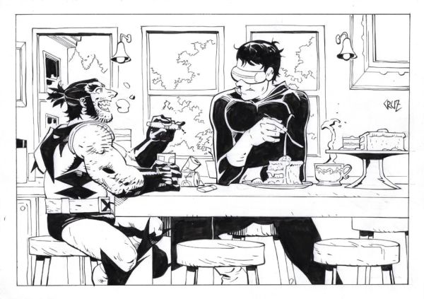 Image for Wolverine & Cyclops Illustration by Roger Cruz 