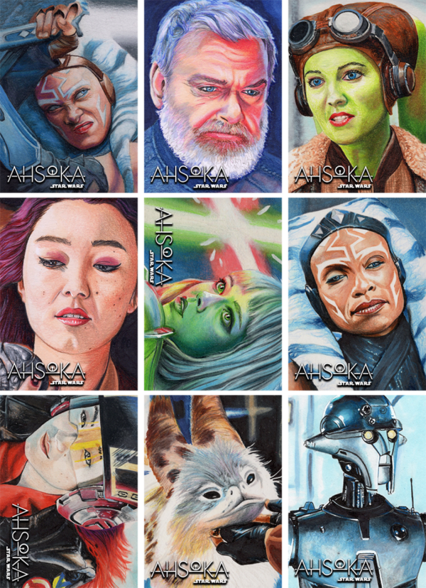 Image for Ahsoka Star Wars Sketch Card Set