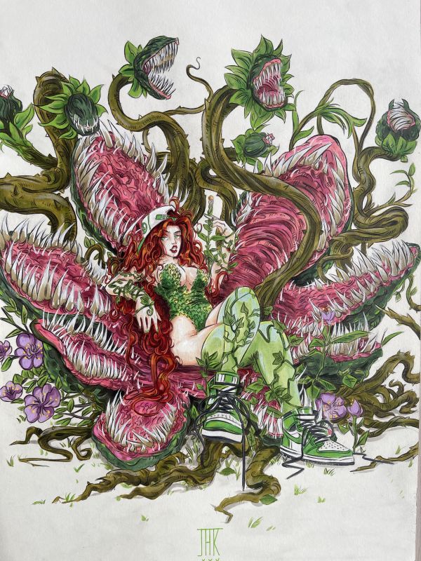 Image for Poison Ivy - Green Peace -11"x17" by JAK 