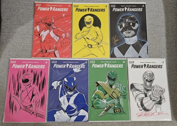 Image for Power Rangers Sketch Cover Set