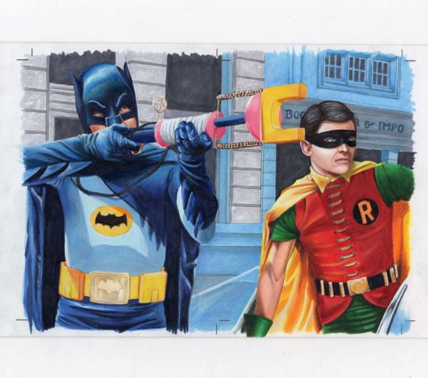 Image for Batman and Robin 1966 Illustration