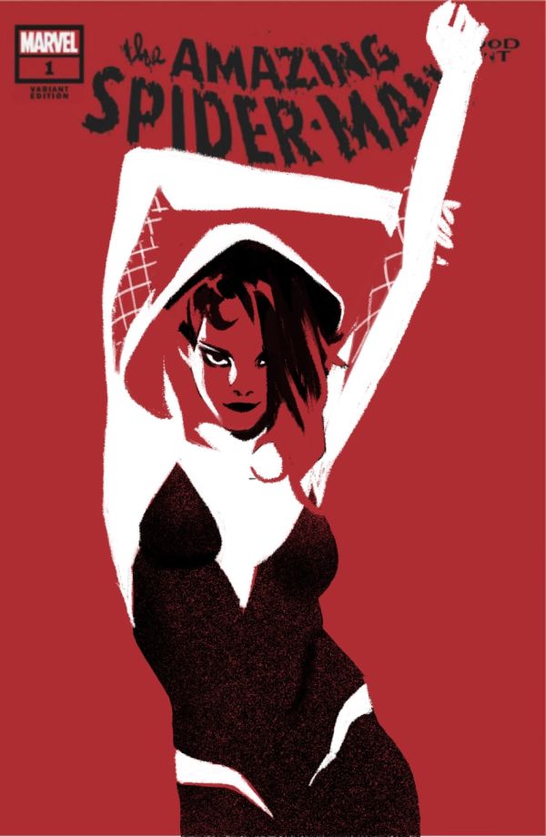 Image for Amazing Spider-Man #1 – Original Blank Cover Illustration featuring Spider-Gwen by Fabiana Mascolo (2024)