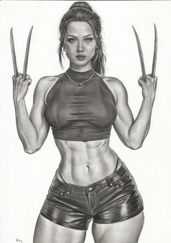 Image for X-23 Pencil Illustration