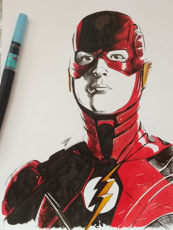Image for The Flash Portrait Art