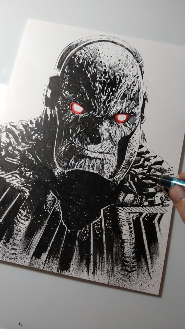 Image for Darkseid Ink Illustration