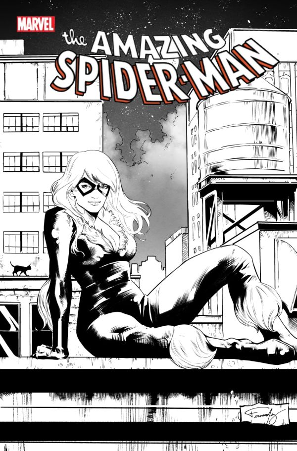Image for Black Cat on Amazing Spider-Man Rooftop