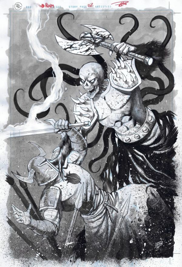 Image for BloodyHelm agaisnt Demonic Warrior Battle