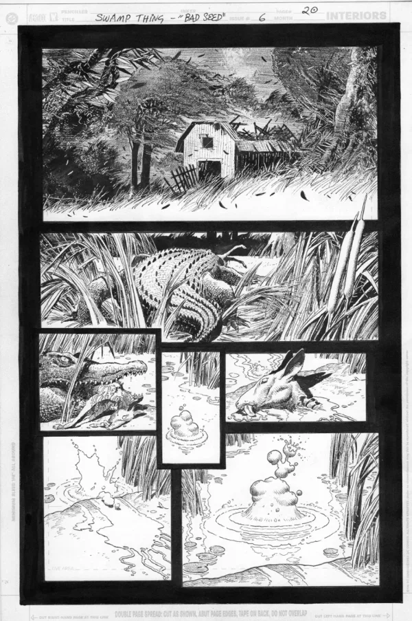 Image for Swamp Thing - Bad Seed #06 page 20 by Enrique Breccia
