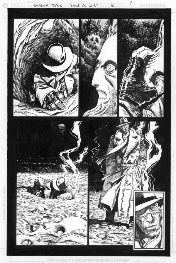 Image for Swamp Thing - Love in Vain #10 page 01 by Enrique Breccia