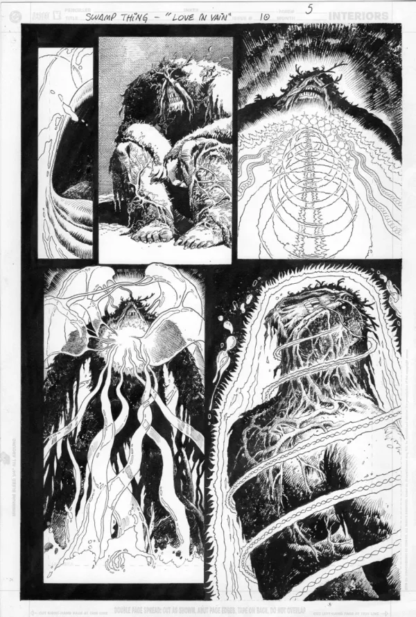 Image for Swamp Thing - Love in Vain #10 page 05 by Enrique Breccia