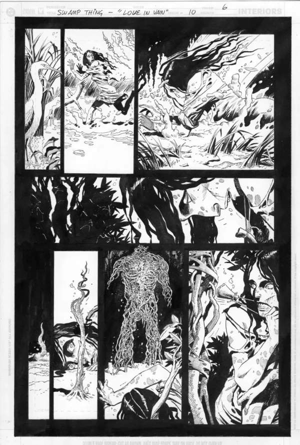 Image for Swamp Thing - Love in Vain #10 page 06 by Enrique Breccia