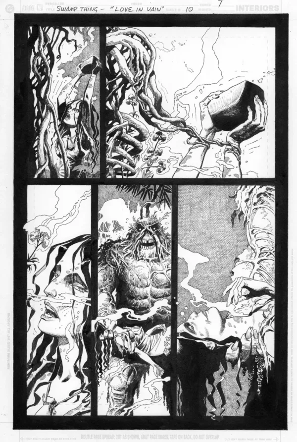 Image for Swamp Thing - Love in Vain #10 page 07 by Enrique Breccia