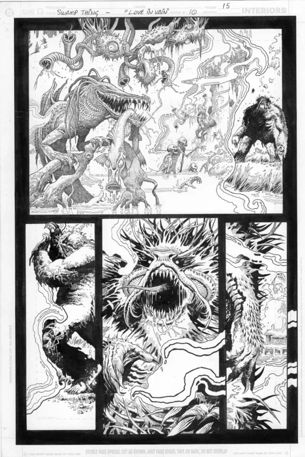 Image for Swamp Thing - Love in Vain #10 page 15 by Enrique Breccia