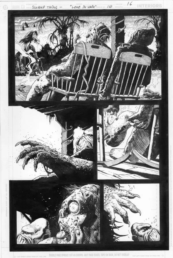 Image for Swamp Thing - Love in Vain #10 page 16 by Enrique Breccia