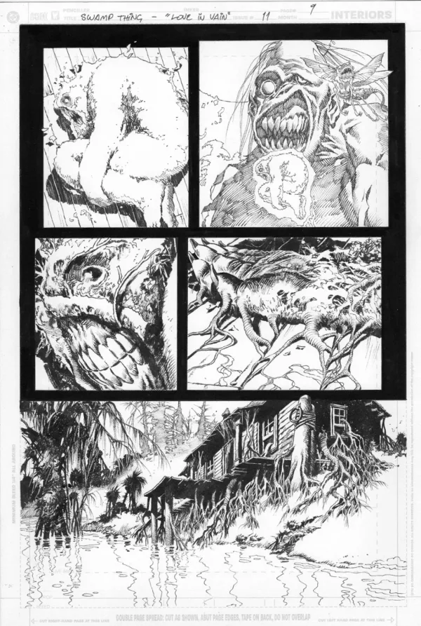 Image for Swamp Thing - Love in Vain #11 page 09 by Enrique Breccia
