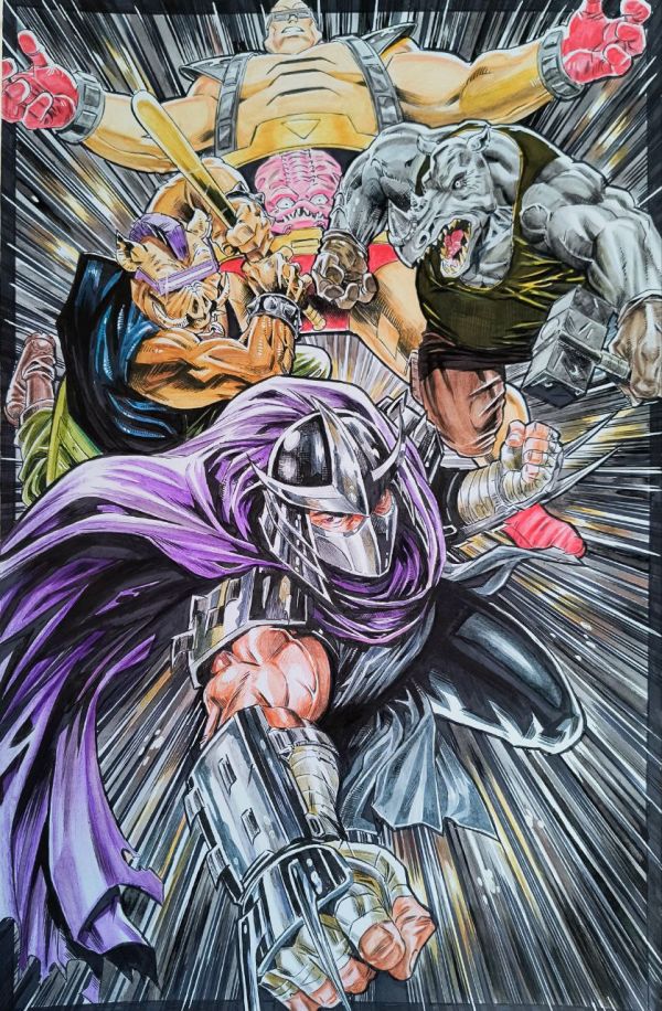 Image for TMNT Rogue Gallery Mixed Media Art