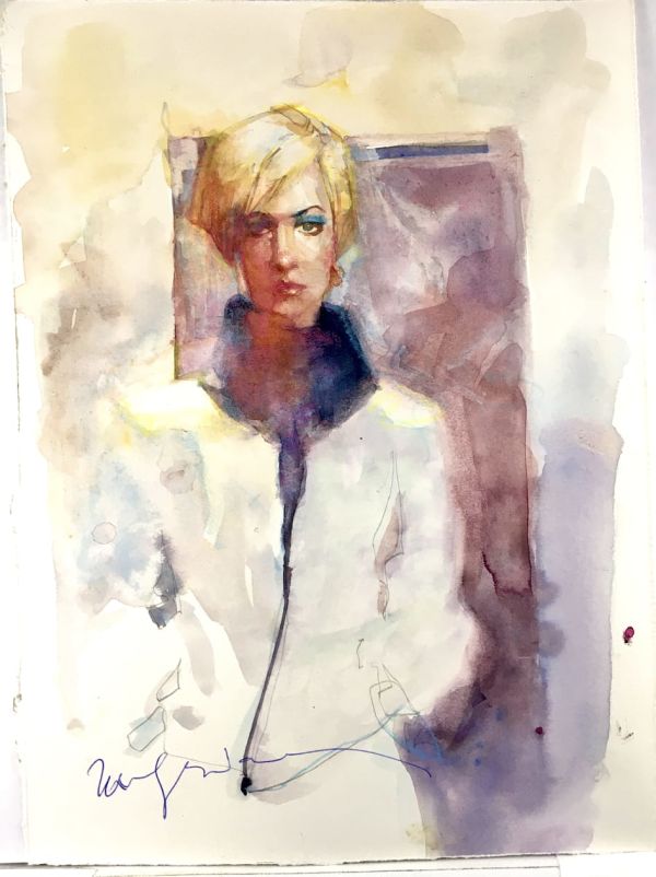 Image for Bill Sienkiewicz  original watercolor art