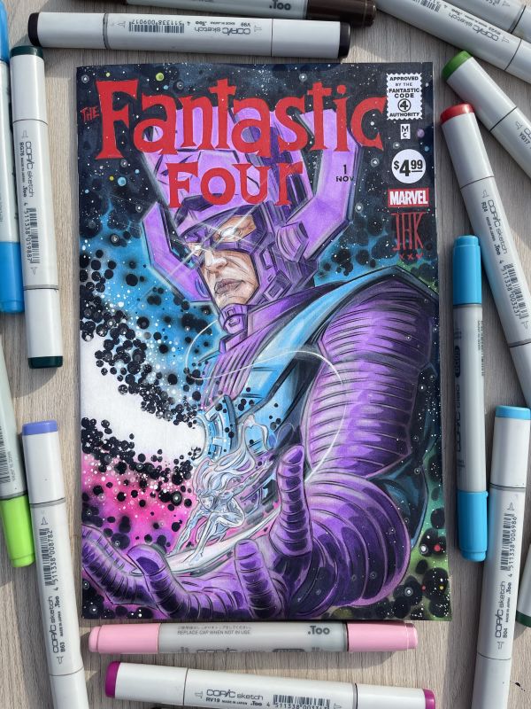 Image for Galactus & Silver surfer (Shalla-bal) by JAK 