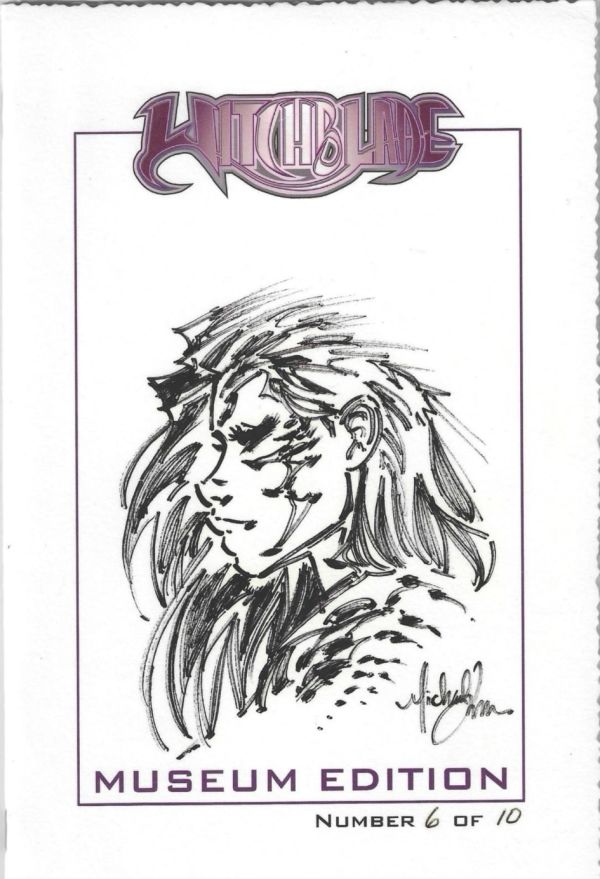 Image for MICHAEL TURNER WITCHBLADE ORIGINAL ART SKETCH MUSEUM EDITION JAY COMPANY 6 of 10