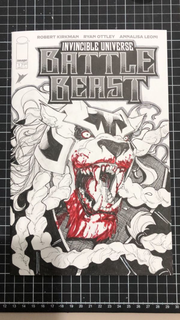 Image for Battle Beast Sketch Cover by Osvaldo Ruiz