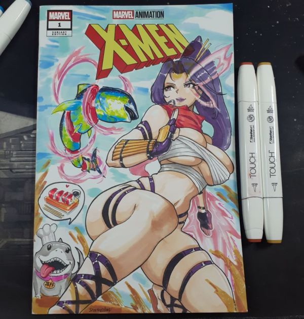 Image for Psylocke X-Men Sketch Cover
