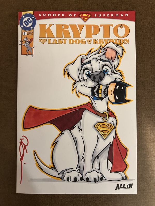 Image for ORIGINAL KRYPTO WITH SQUEAKY BRUCE ILLUSTRATION 