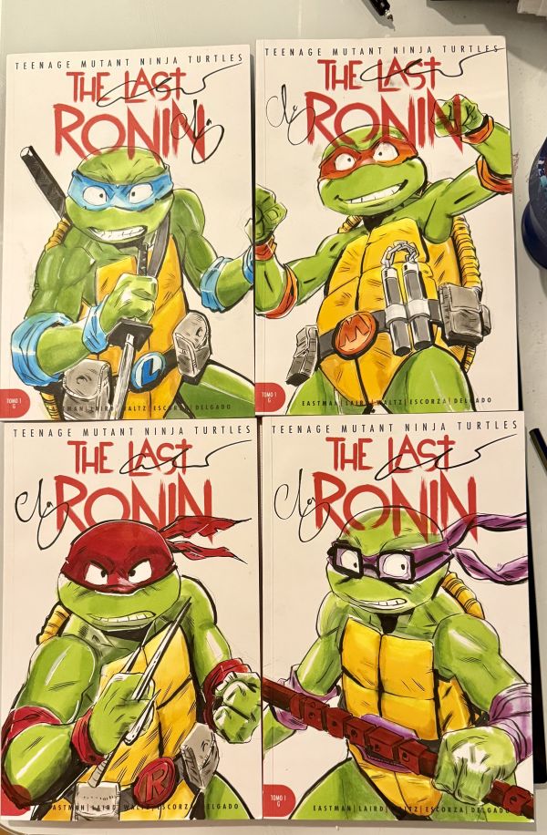 Image for TMNT Mutant Mayhem on Last Ronin Blank Covers