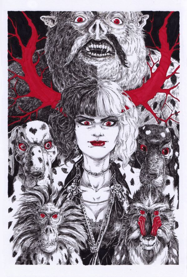 Image for Cruella and Dalmatians Original Art