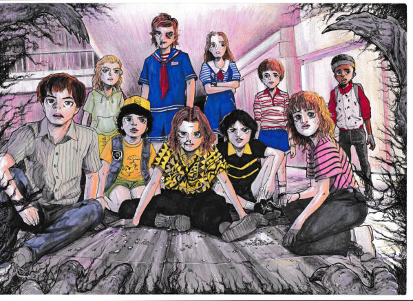 Image for Stranger Things Group Illustration