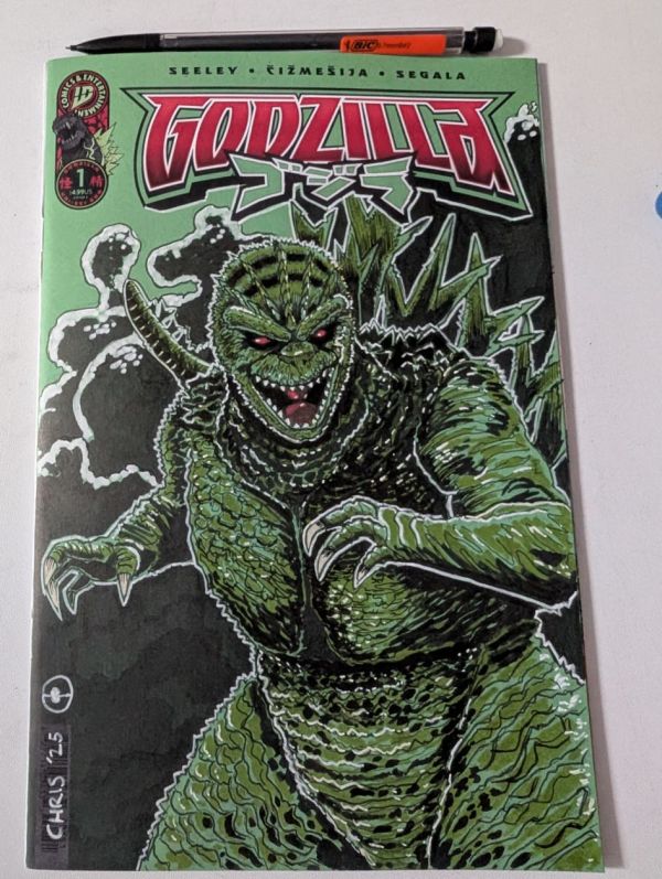 Image for Godzilla Sketch Cover