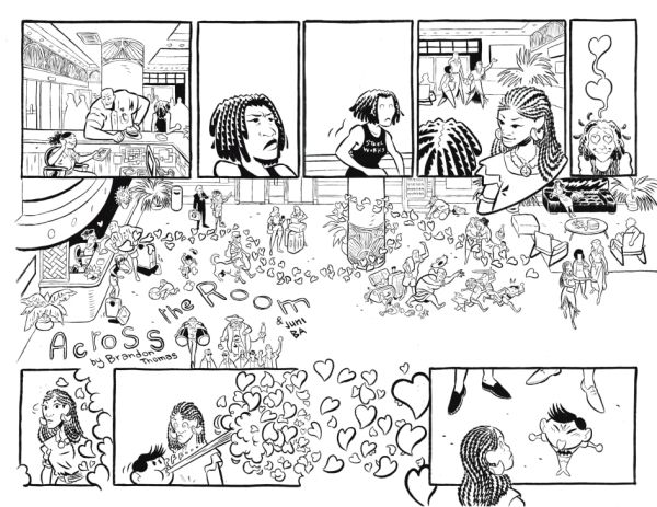 Image for Kal-El-Fornia Love #01 page 02-03 by Juni Ba 