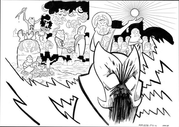 Image for Monkey Meat: Summer Batch #05 Story #02 page 13-14 by Juni Ba