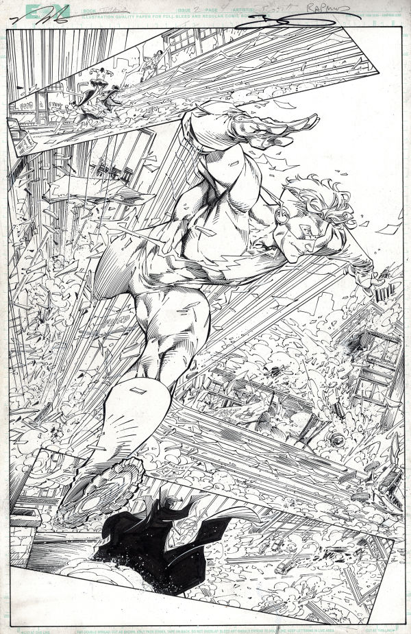 Image for Titans vol. 2 #02 page 04 Original Art by Brett Booth