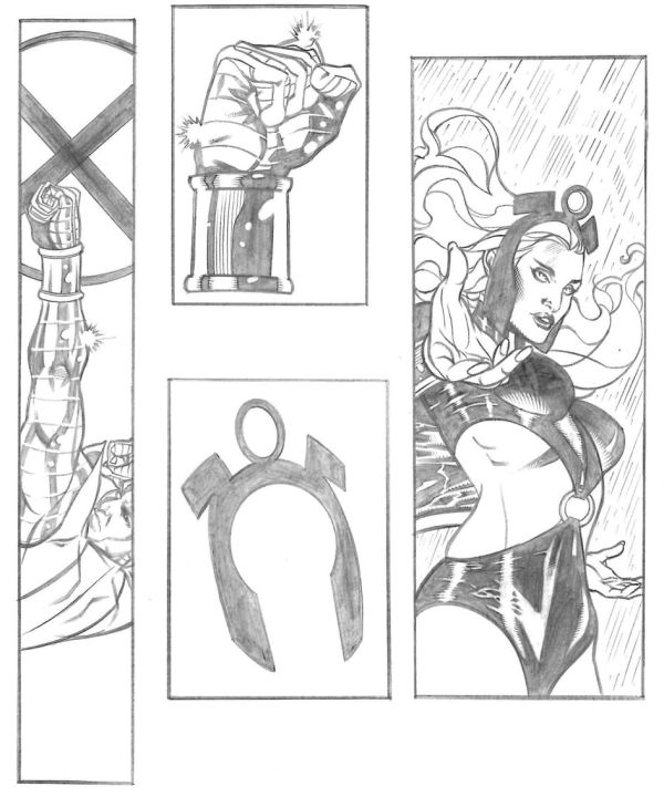 Image for Disney Books Classic X-Men illustration page:Storm & Colossus 