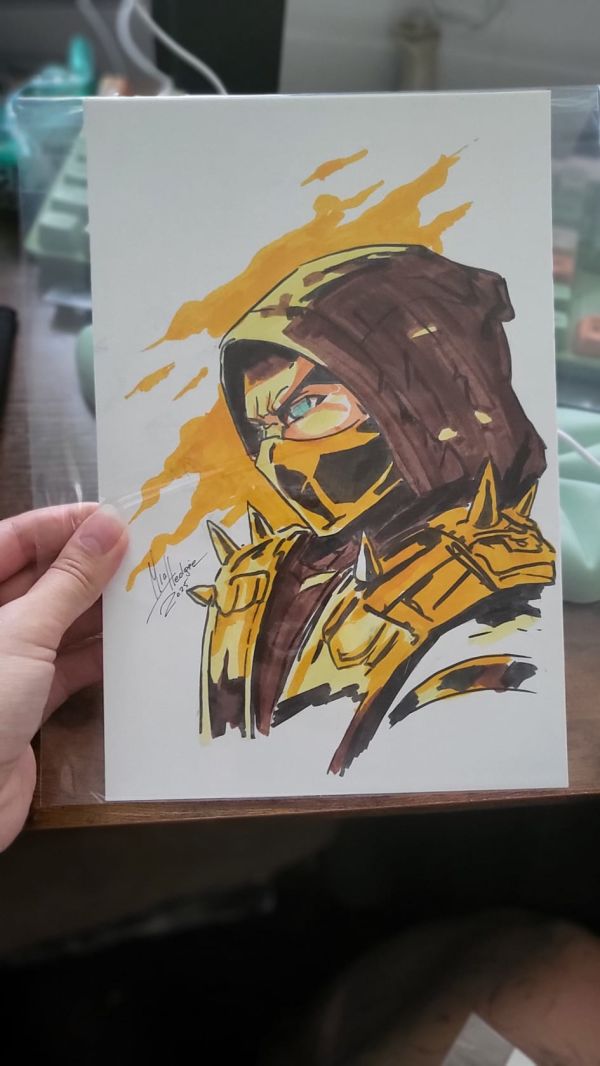 Image for Scorpion Portrait Sketch