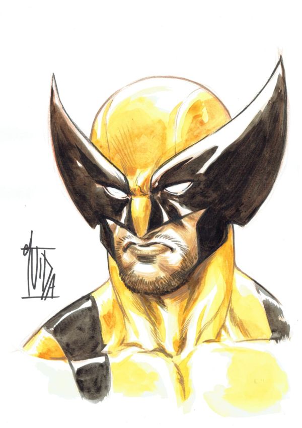 Image for Wolverine Watercolor signed Giacomo Guida