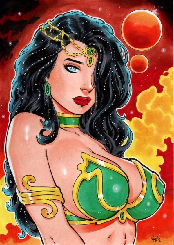 Image for Dejah Thoris A5 Art by Vagner Fernandes